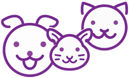 Dog, rabbit, and cat icons for behavior